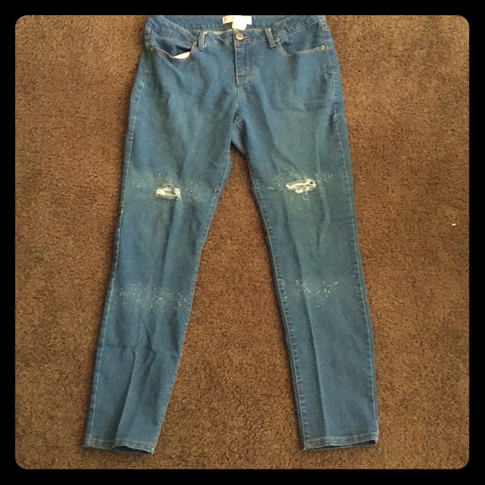 Light Blue, No Boundaries jeans.